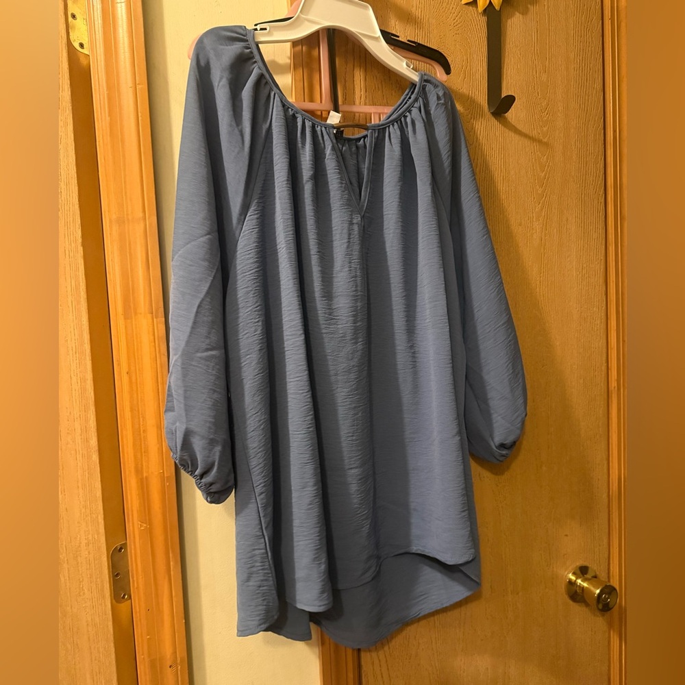 C'est La Vie Blue Blouse